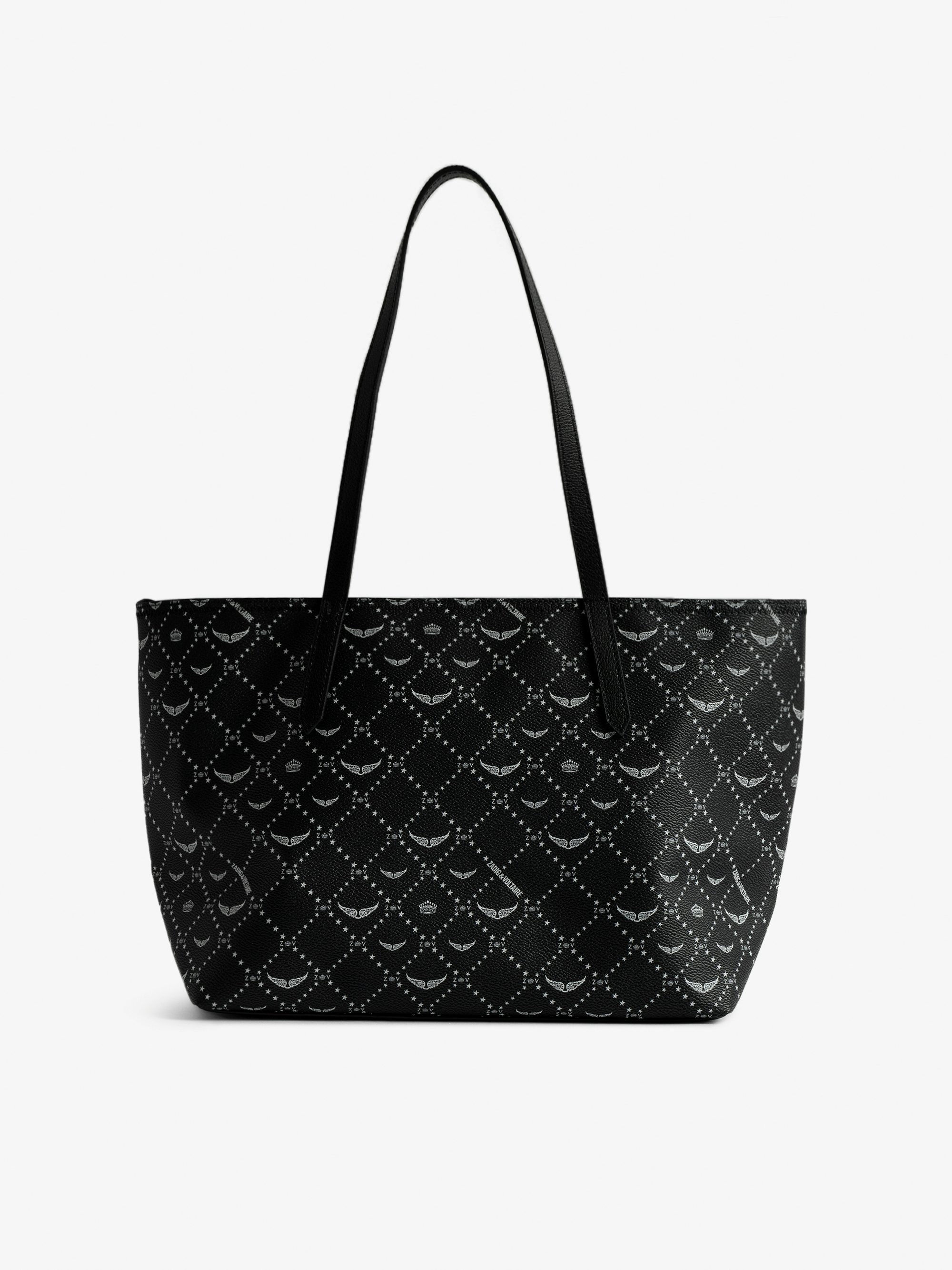 Z Shopper Monogram Music Tag Bag - Tote bag in monogram canvas with signature wings.